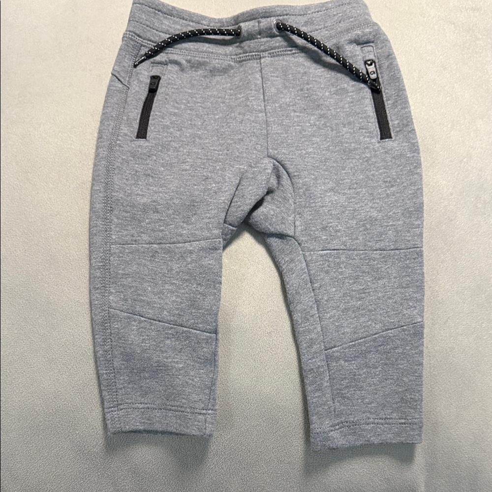 GAP baby Gray Jogger Sweatpants with Black Accents